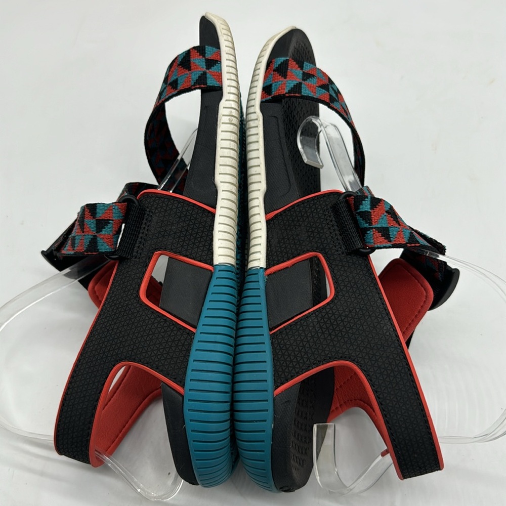 Chaco Confluence Multi Color Sandals Teal Orange Black Size 9 Style J106936 - Picture 6 of 8